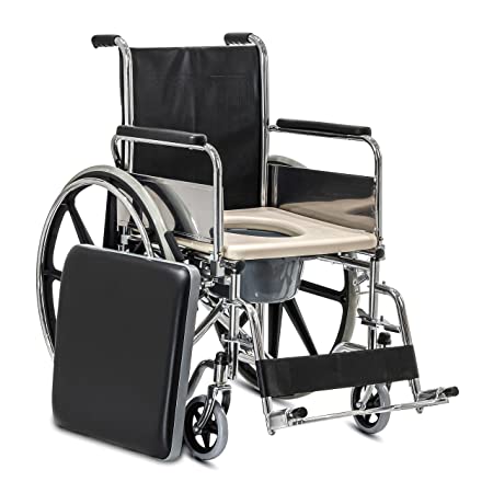 Amerey™ Folding Wheelchair with commode